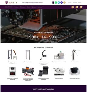 Production and sale of UltraScan metal detectors, inspection and anti-terrorism equipment, information security systems, installation of security systems, equipment rental, and technical support.