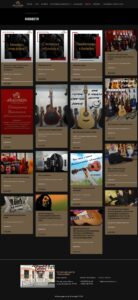 Classical guitar, acoustic guitar, electric guitar, effects processor and pedal, microphone, electric guitar combo amp, acoustic guitar combo amp, strap, instrument tuning and repair, music literature and sheet music, guitar lessons, individual and group lessons, programs for beginners and professionals. 8