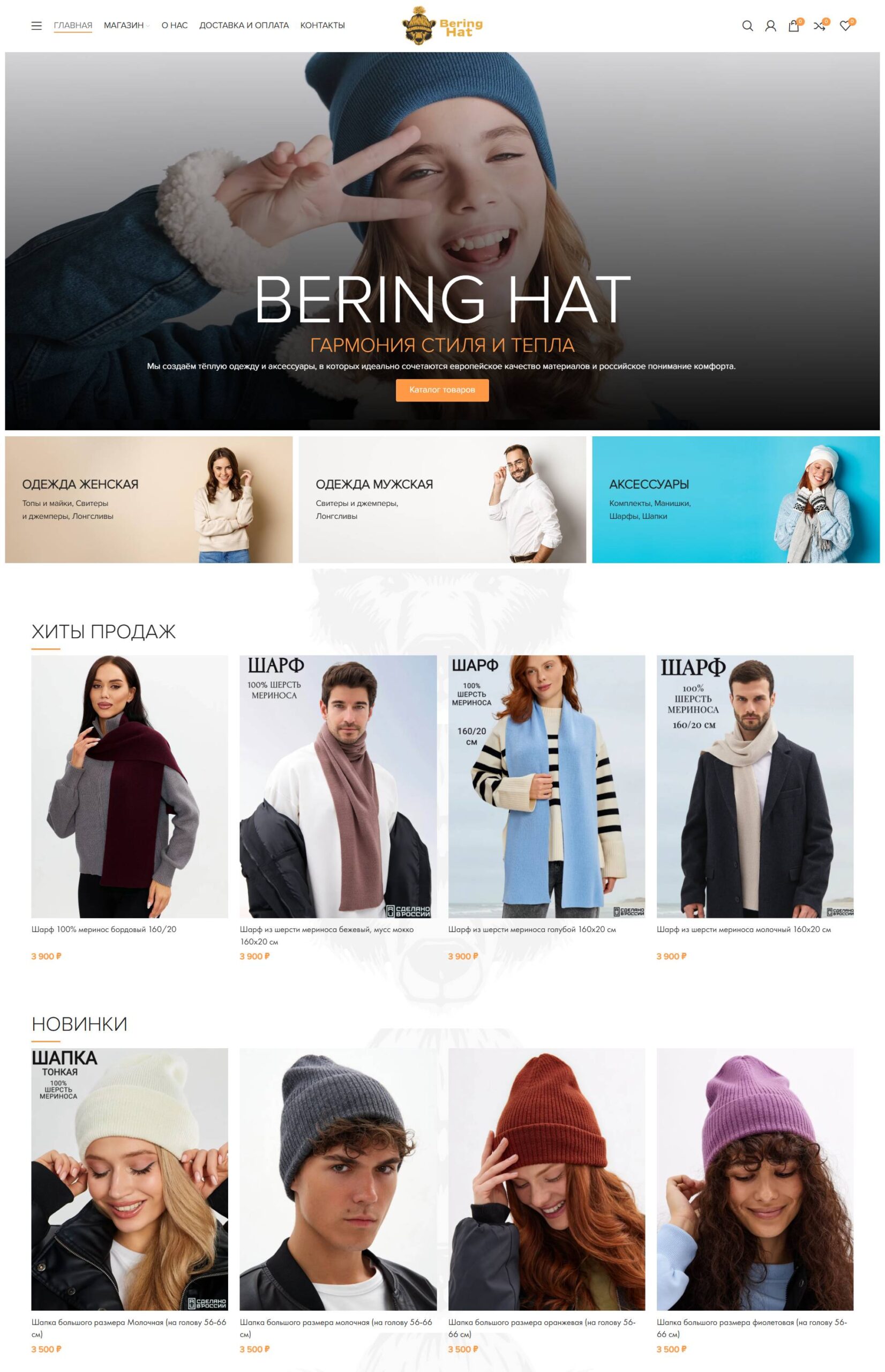 A store of accessories, women's and men's clothing 1